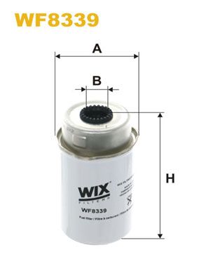 WIX FILTERS Polttoainesuodatin WF8339